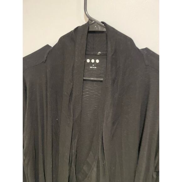 Three dots long black cardigan size medium - Picture 6 of 6